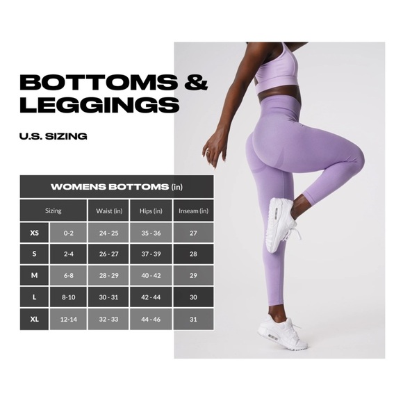 NWT NVGTN Ocean Blue Contour Seamless Leggings - Picture 8 of 8